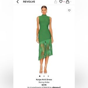 Ronny Kobo Kaipo Knit Dress xs